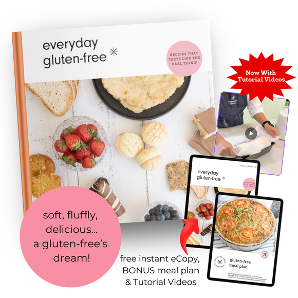 everyday gluten-free cookbook (PAPERBACK) + BONUS MEAL PLAN