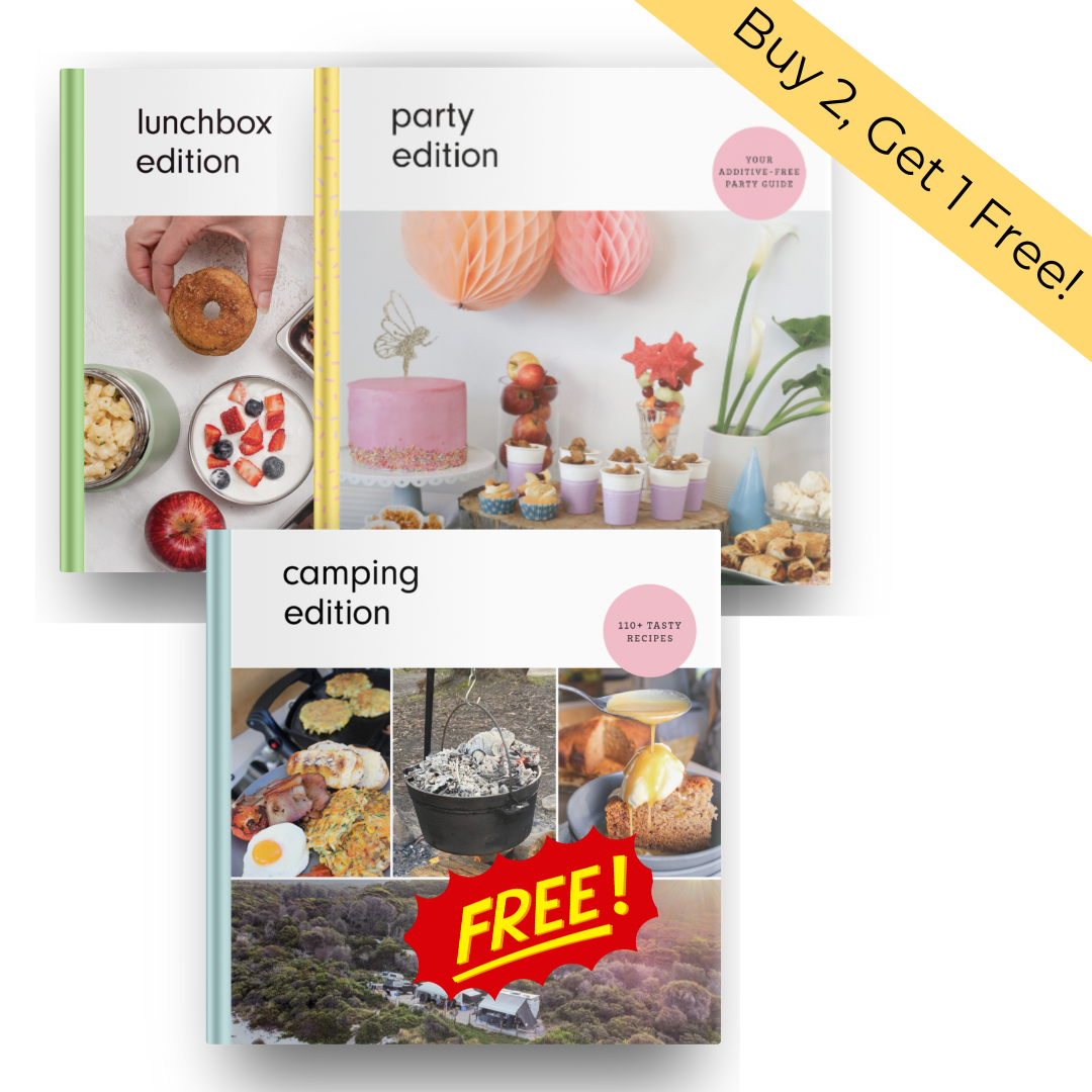 PAPERBACK Bundle - everyday additive-free cookbook series + free instant ebooks