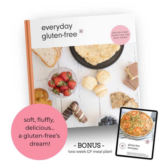 everyday gluten-free cookbook (PAPERBACK) + BONUS MEAL PLAN