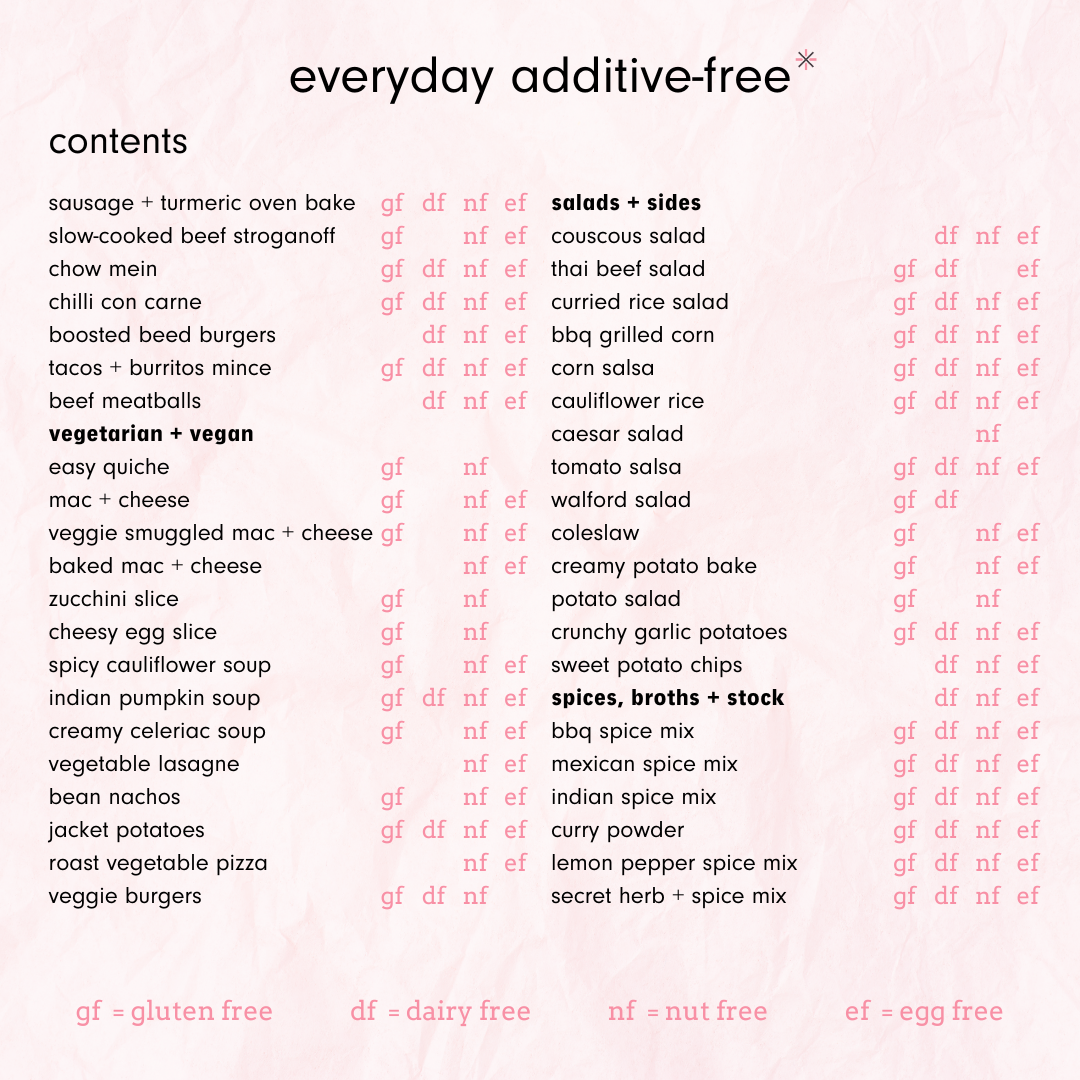 everyday additive-free ebook