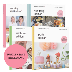 PAPERBACK Bundle - everyday additive-free cookbook series + free instant ebooks