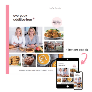 PAPERBACK everyday additive-free cookbook + ebook bundle