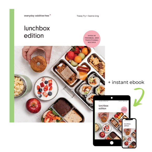 PAPERBACK lunchbox edition cookbook + ebook bundle