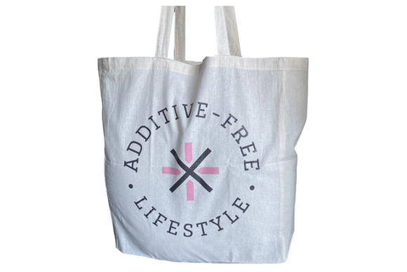 additive-free lifestyle tote bag